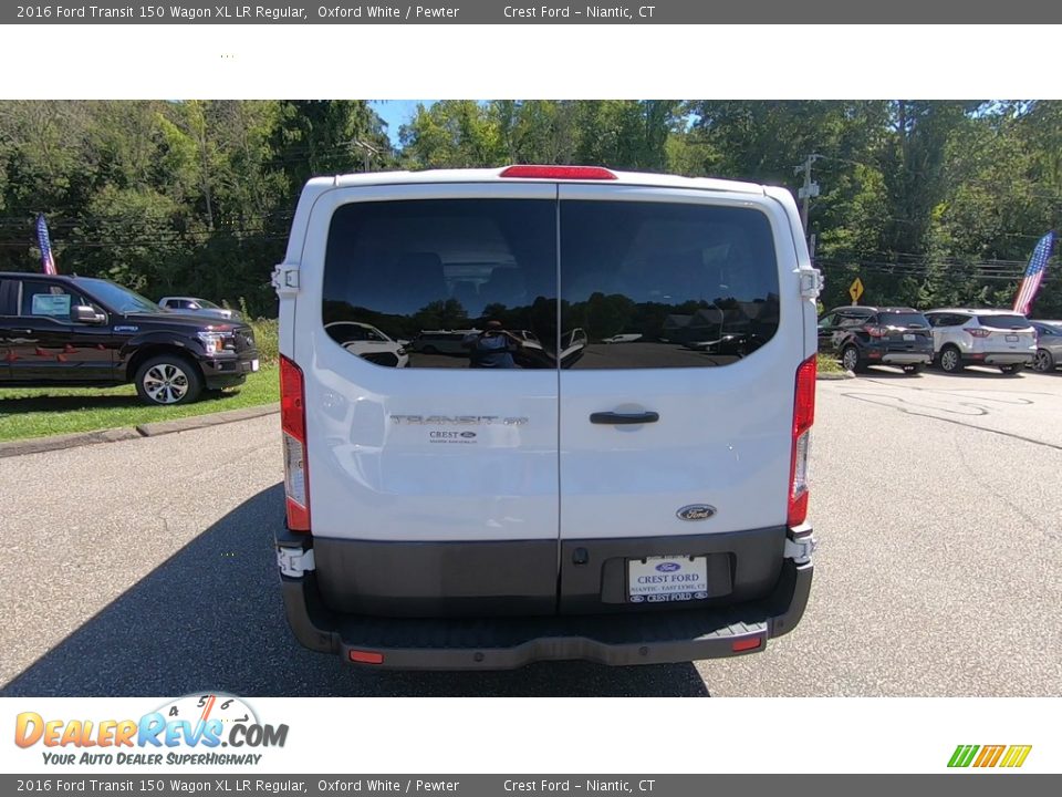 2016 Ford Transit 150 Wagon XL LR Regular Oxford White / Pewter Photo #6