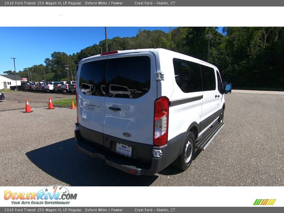 2016 Ford Transit 150 Wagon XL LR Regular Oxford White / Pewter Photo #7