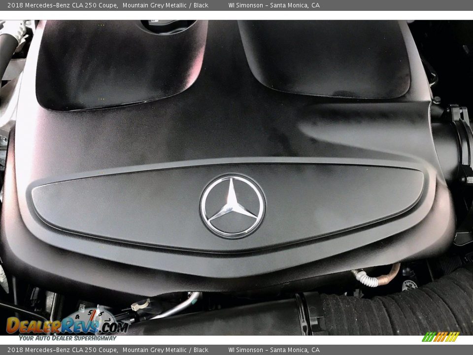 2018 Mercedes-Benz CLA 250 Coupe Mountain Grey Metallic / Black Photo #31