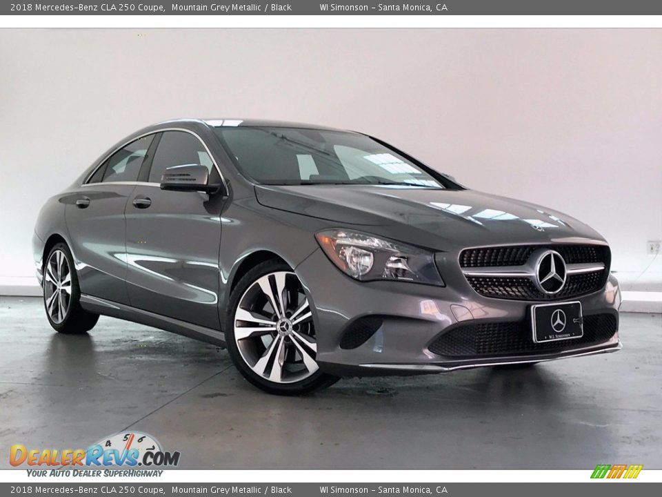 2018 Mercedes-Benz CLA 250 Coupe Mountain Grey Metallic / Black Photo #34