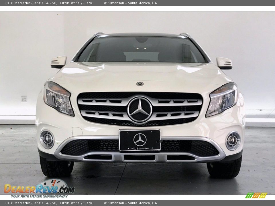 2018 Mercedes-Benz GLA 250 Cirrus White / Black Photo #2