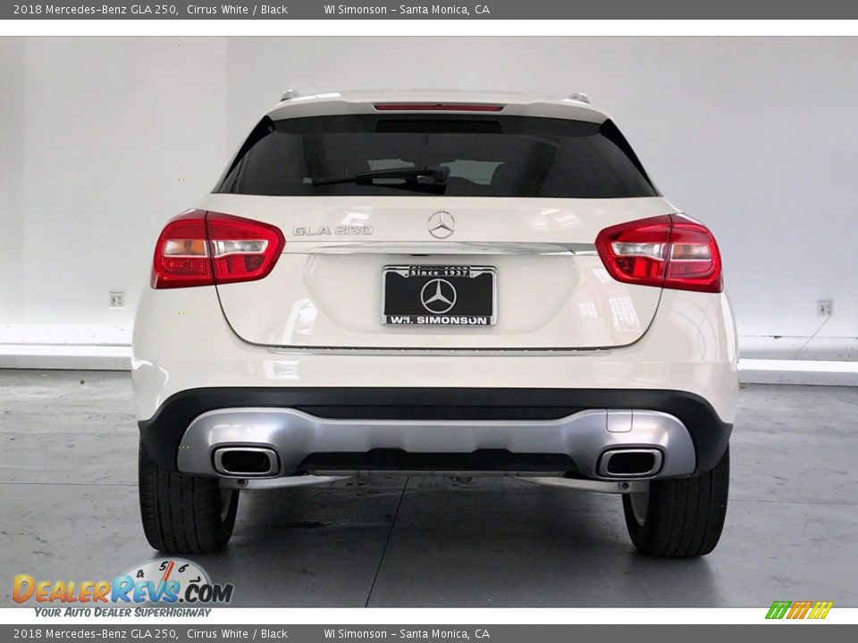 2018 Mercedes-Benz GLA 250 Cirrus White / Black Photo #3