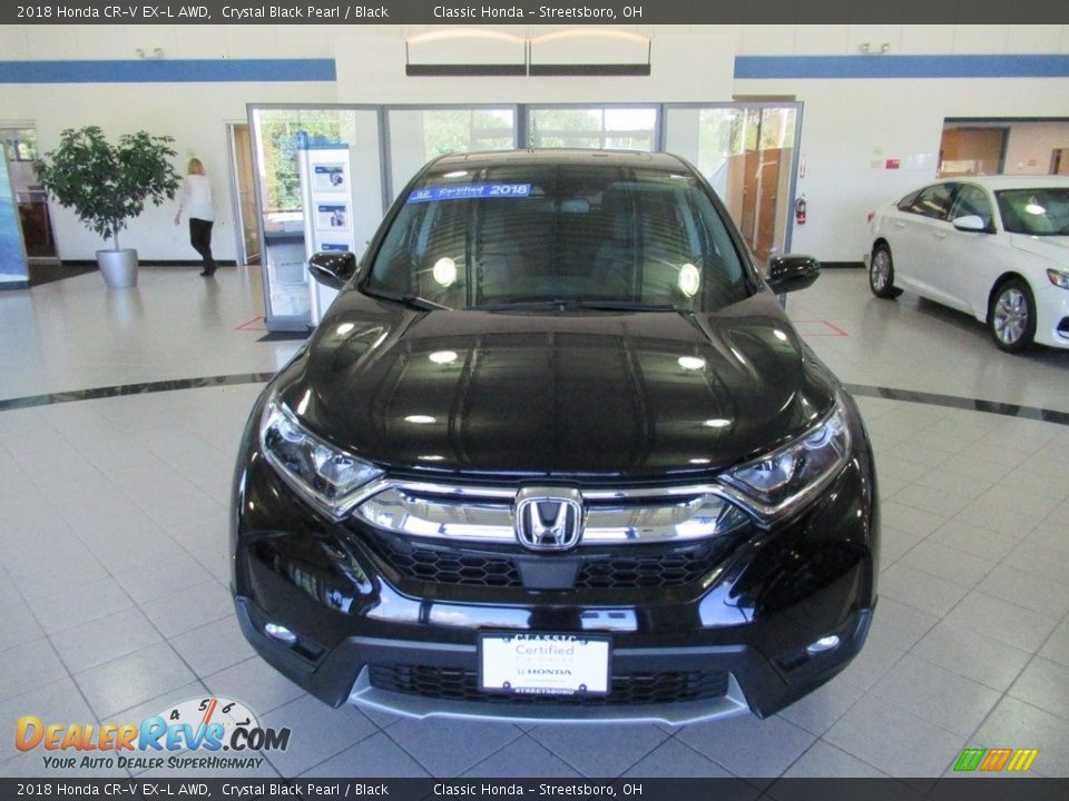 2018 Honda CR-V EX-L AWD Crystal Black Pearl / Black Photo #2