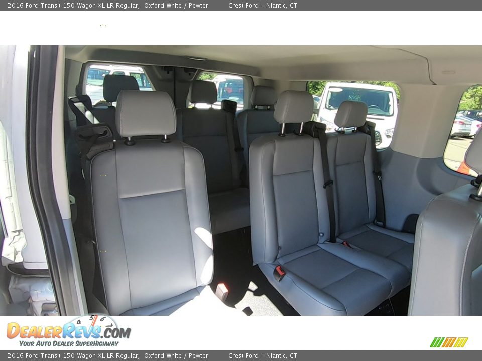 Rear Seat of 2016 Ford Transit 150 Wagon XL LR Regular Photo #20