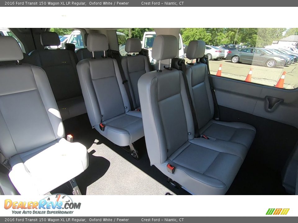 Rear Seat of 2016 Ford Transit 150 Wagon XL LR Regular Photo #21