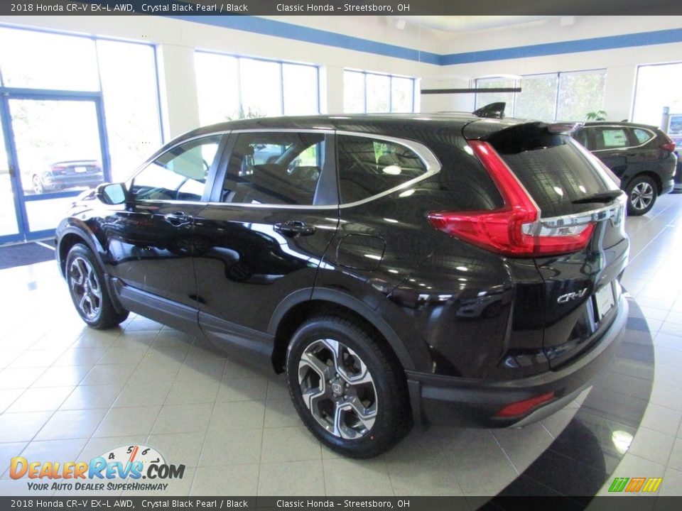 2018 Honda CR-V EX-L AWD Crystal Black Pearl / Black Photo #7