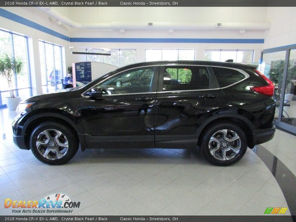 2018 Honda CR-V EX-L AWD Crystal Black Pearl / Black Photo #8