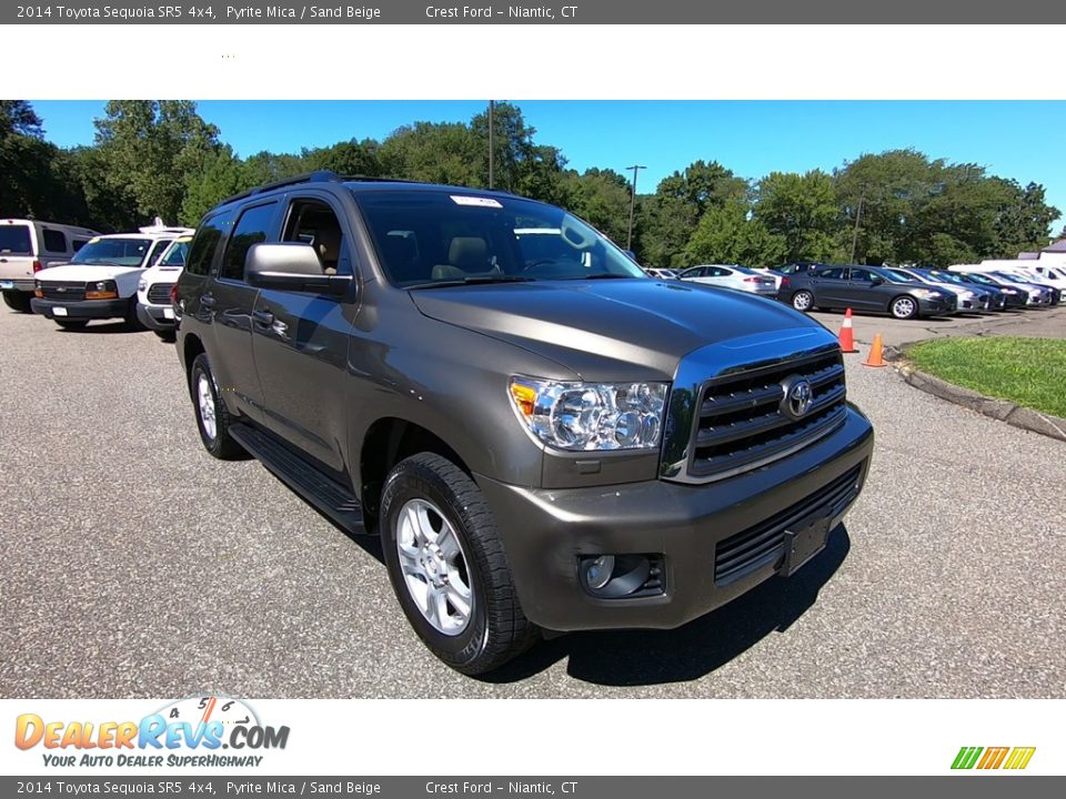 2014 Toyota Sequoia SR5 4x4 Pyrite Mica / Sand Beige Photo #1