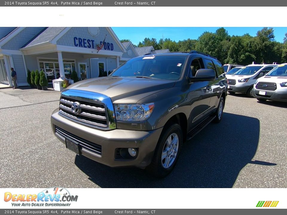 2014 Toyota Sequoia SR5 4x4 Pyrite Mica / Sand Beige Photo #3