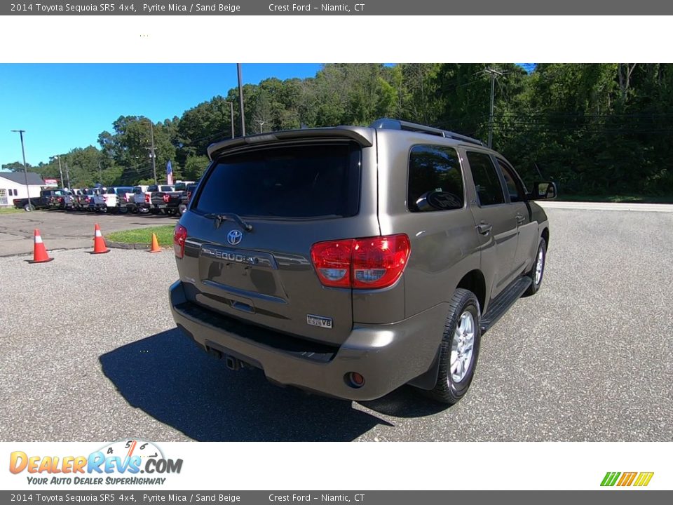 2014 Toyota Sequoia SR5 4x4 Pyrite Mica / Sand Beige Photo #7