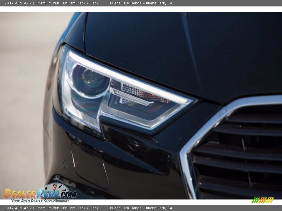 2017 Audi A3 2.0 Premium Plus Brilliant Black / Black Photo #8