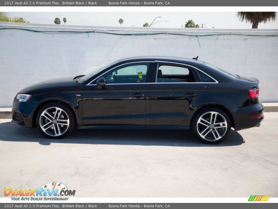 2017 Audi A3 2.0 Premium Plus Brilliant Black / Black Photo #10