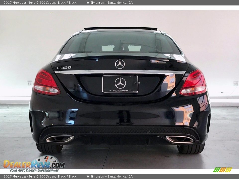 2017 Mercedes-Benz C 300 Sedan Black / Black Photo #3