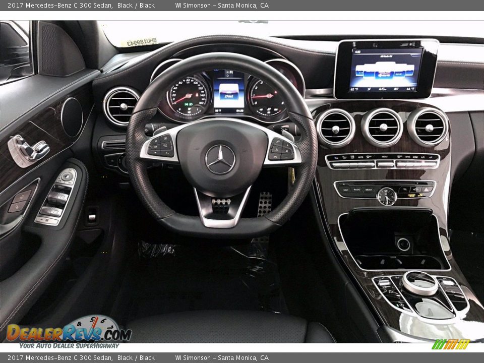 2017 Mercedes-Benz C 300 Sedan Black / Black Photo #4
