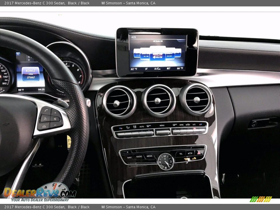 2017 Mercedes-Benz C 300 Sedan Black / Black Photo #5