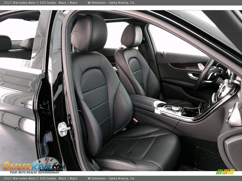 2017 Mercedes-Benz C 300 Sedan Black / Black Photo #6