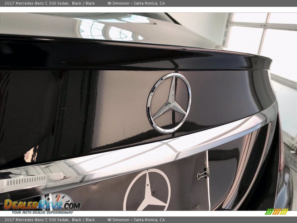 2017 Mercedes-Benz C 300 Sedan Black / Black Photo #7