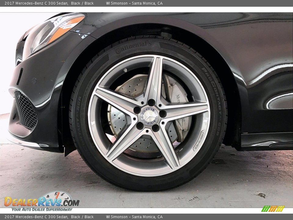 2017 Mercedes-Benz C 300 Sedan Black / Black Photo #8