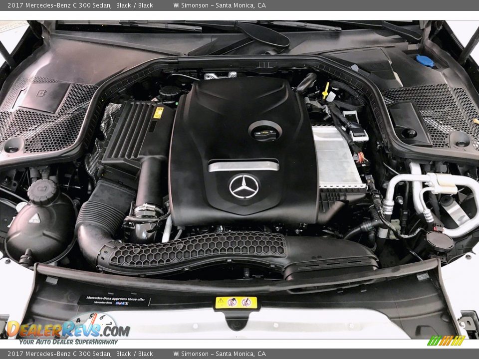 2017 Mercedes-Benz C 300 Sedan Black / Black Photo #9