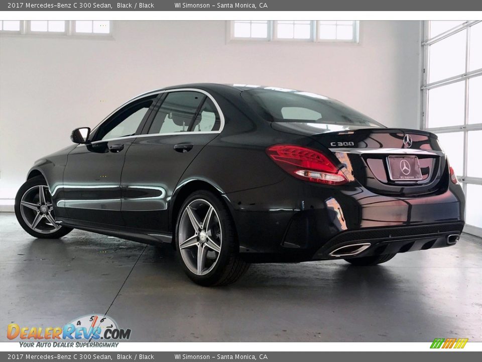 2017 Mercedes-Benz C 300 Sedan Black / Black Photo #10