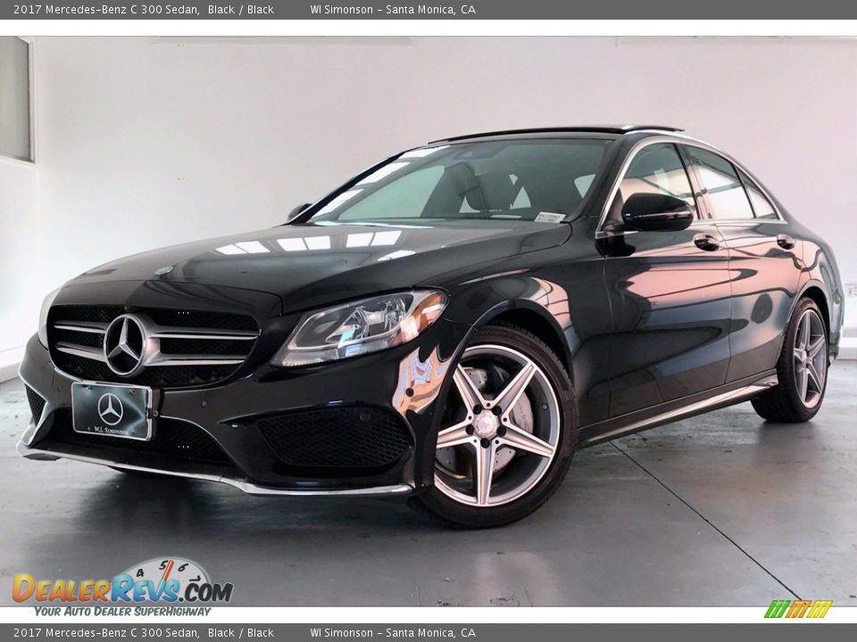 2017 Mercedes-Benz C 300 Sedan Black / Black Photo #12