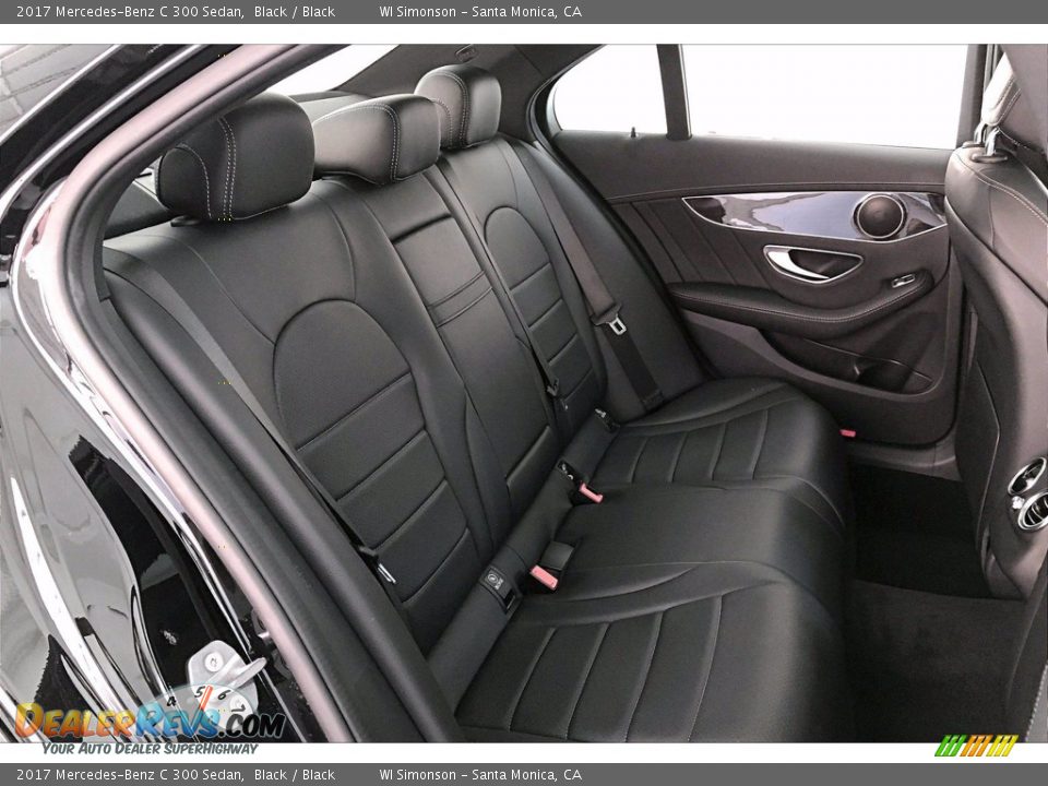 2017 Mercedes-Benz C 300 Sedan Black / Black Photo #13