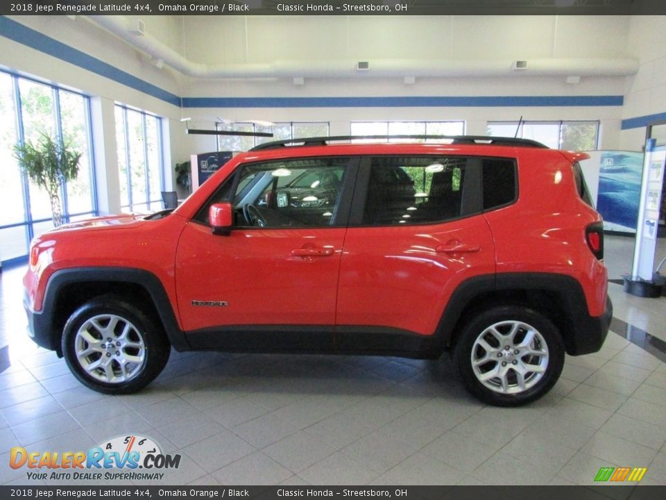 2018 Jeep Renegade Latitude 4x4 Omaha Orange / Black Photo #8