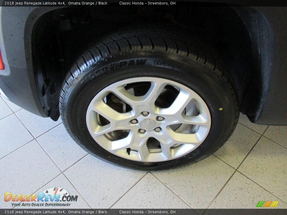 2018 Jeep Renegade Latitude 4x4 Omaha Orange / Black Photo #9