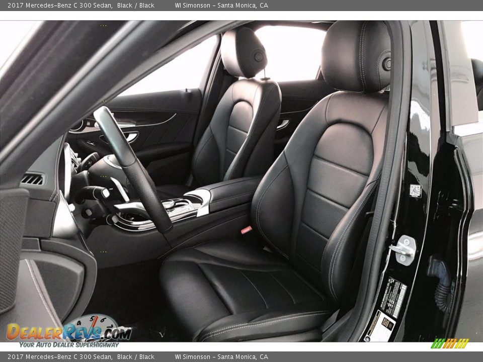2017 Mercedes-Benz C 300 Sedan Black / Black Photo #14