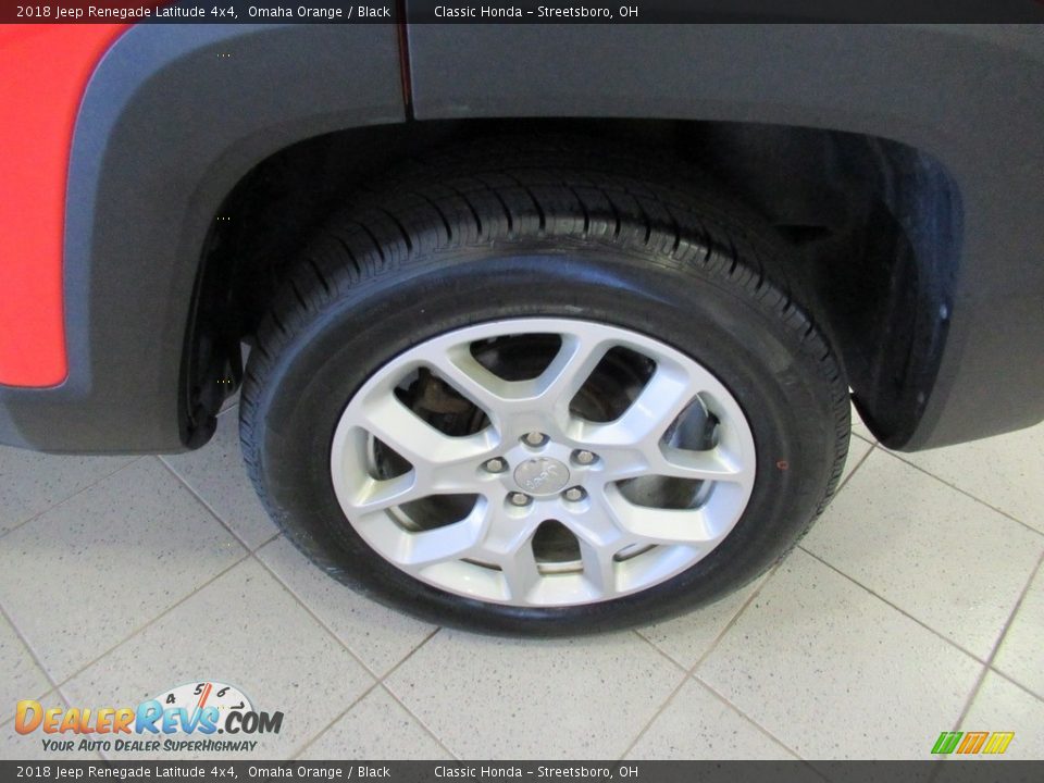 2018 Jeep Renegade Latitude 4x4 Omaha Orange / Black Photo #10