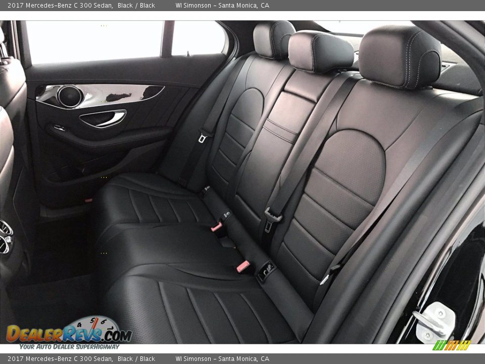 2017 Mercedes-Benz C 300 Sedan Black / Black Photo #15