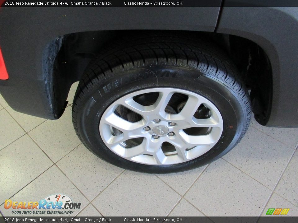 2018 Jeep Renegade Latitude 4x4 Omaha Orange / Black Photo #11