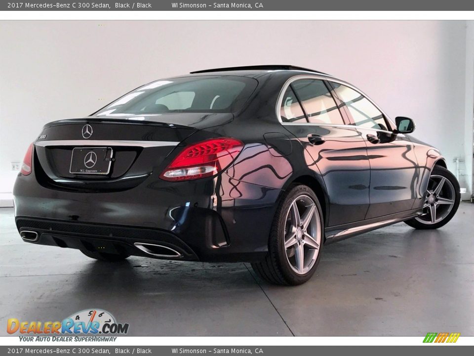 2017 Mercedes-Benz C 300 Sedan Black / Black Photo #16