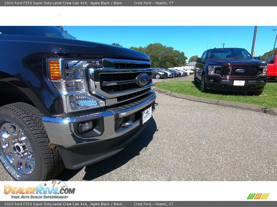 2020 Ford F350 Super Duty Lariat Crew Cab 4x4 Agate Black / Black Photo #27