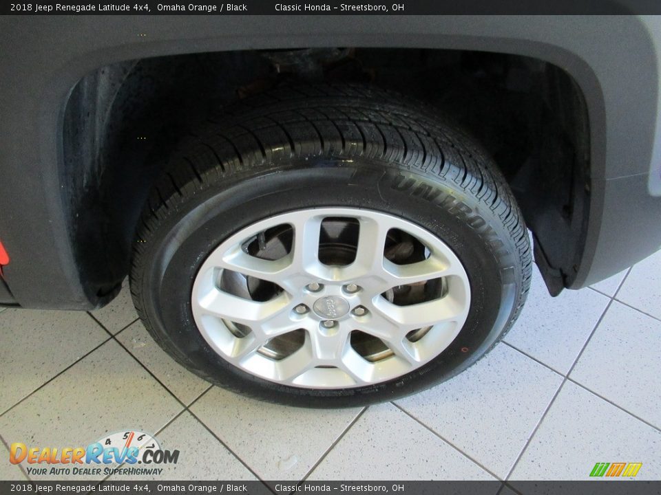 2018 Jeep Renegade Latitude 4x4 Omaha Orange / Black Photo #12
