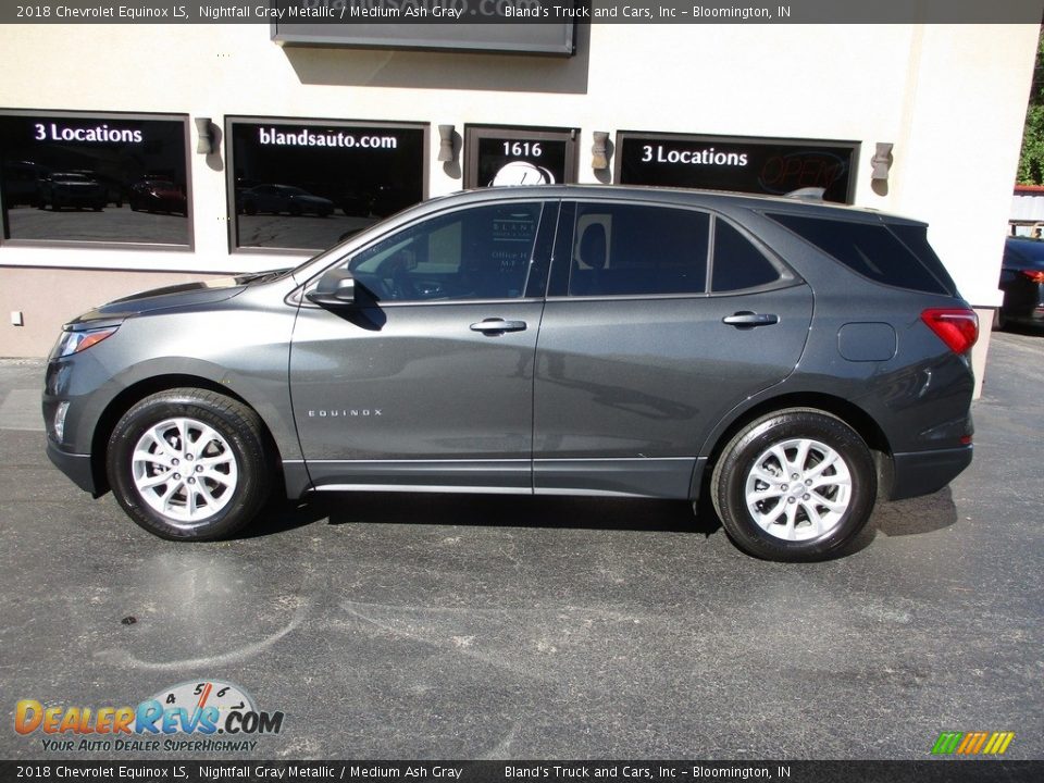 2018 Chevrolet Equinox LS Nightfall Gray Metallic / Medium Ash Gray Photo #1