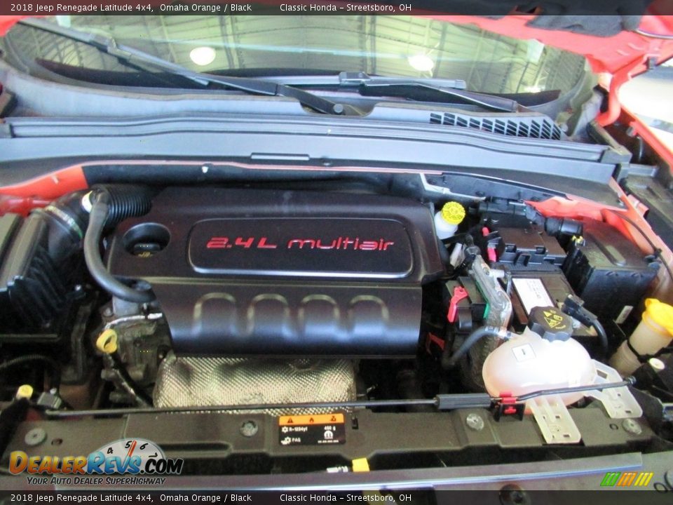 2018 Jeep Renegade Latitude 4x4 Omaha Orange / Black Photo #13