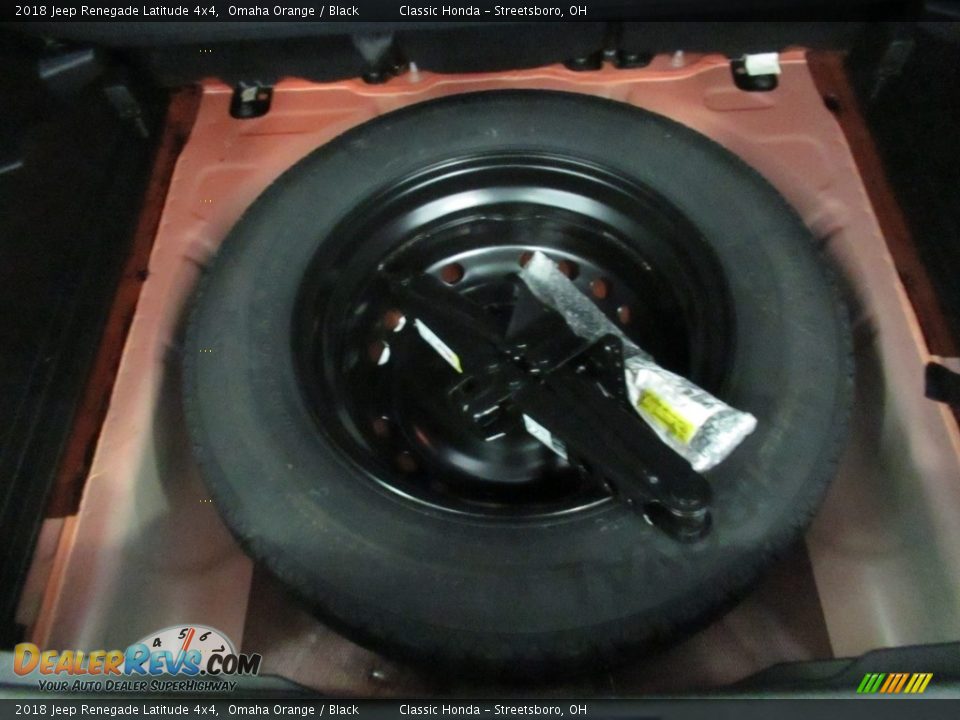 2018 Jeep Renegade Latitude 4x4 Omaha Orange / Black Photo #15