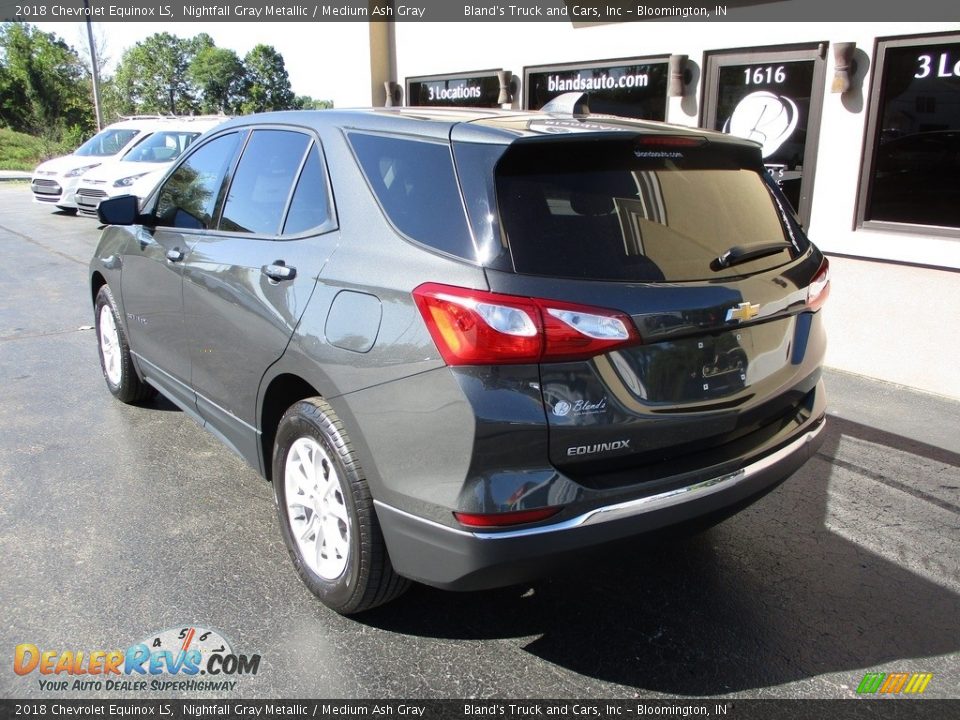 2018 Chevrolet Equinox LS Nightfall Gray Metallic / Medium Ash Gray Photo #3