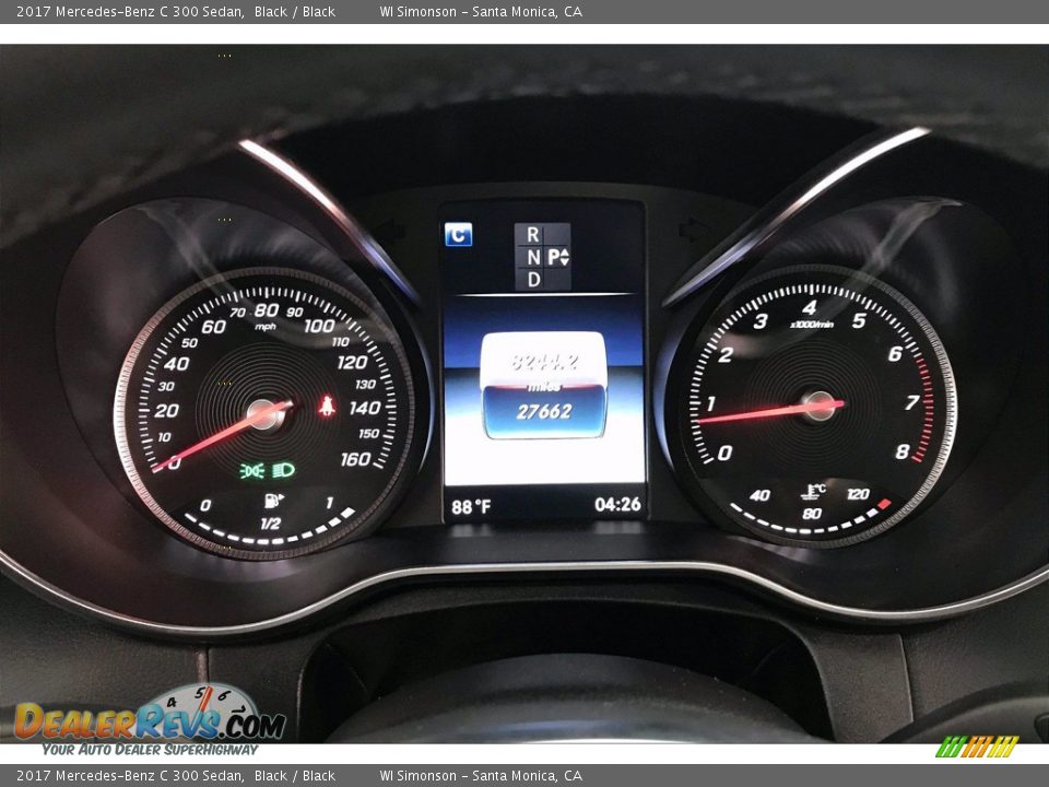 2017 Mercedes-Benz C 300 Sedan Black / Black Photo #20