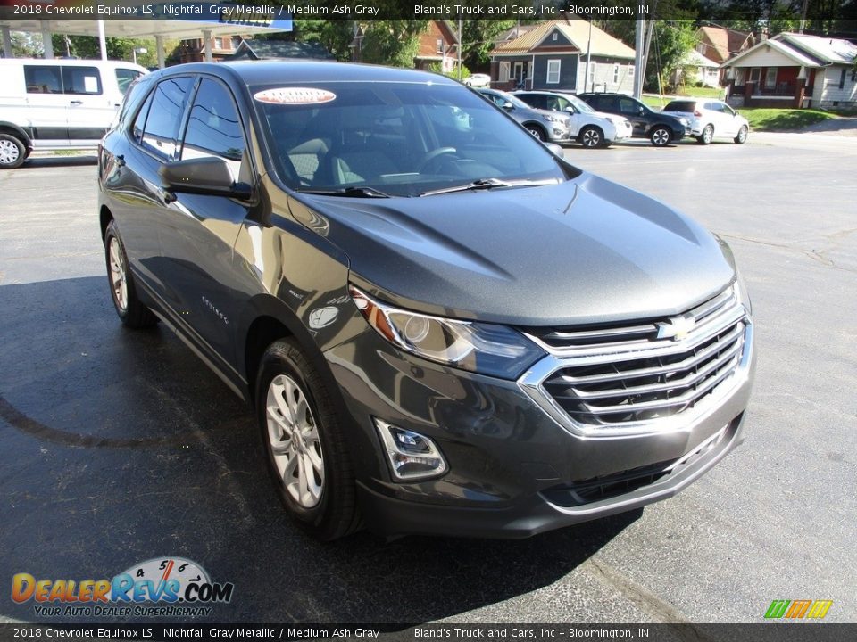 2018 Chevrolet Equinox LS Nightfall Gray Metallic / Medium Ash Gray Photo #5