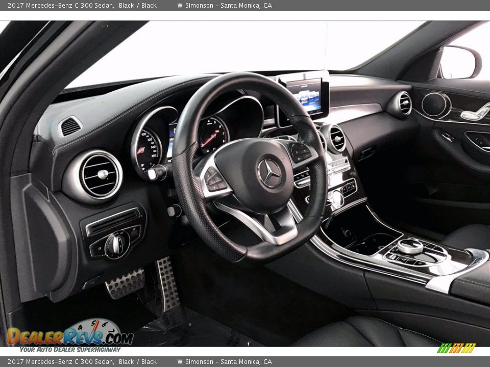 2017 Mercedes-Benz C 300 Sedan Black / Black Photo #22