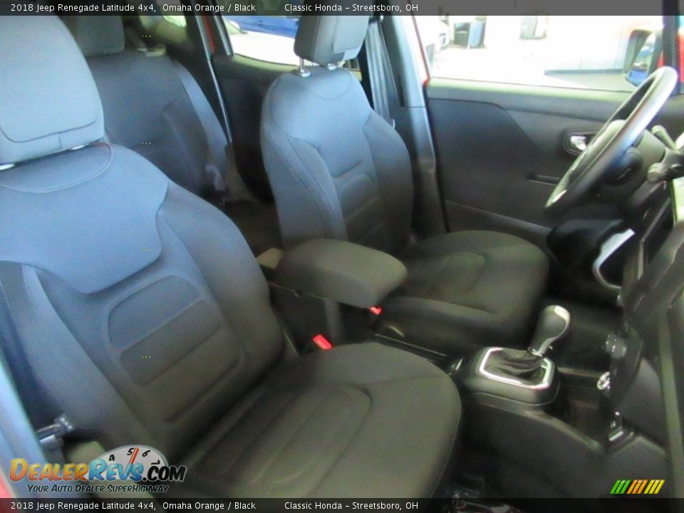 2018 Jeep Renegade Latitude 4x4 Omaha Orange / Black Photo #19