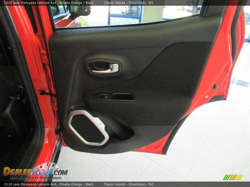 2018 Jeep Renegade Latitude 4x4 Omaha Orange / Black Photo #20