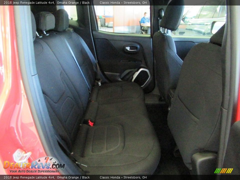 2018 Jeep Renegade Latitude 4x4 Omaha Orange / Black Photo #21