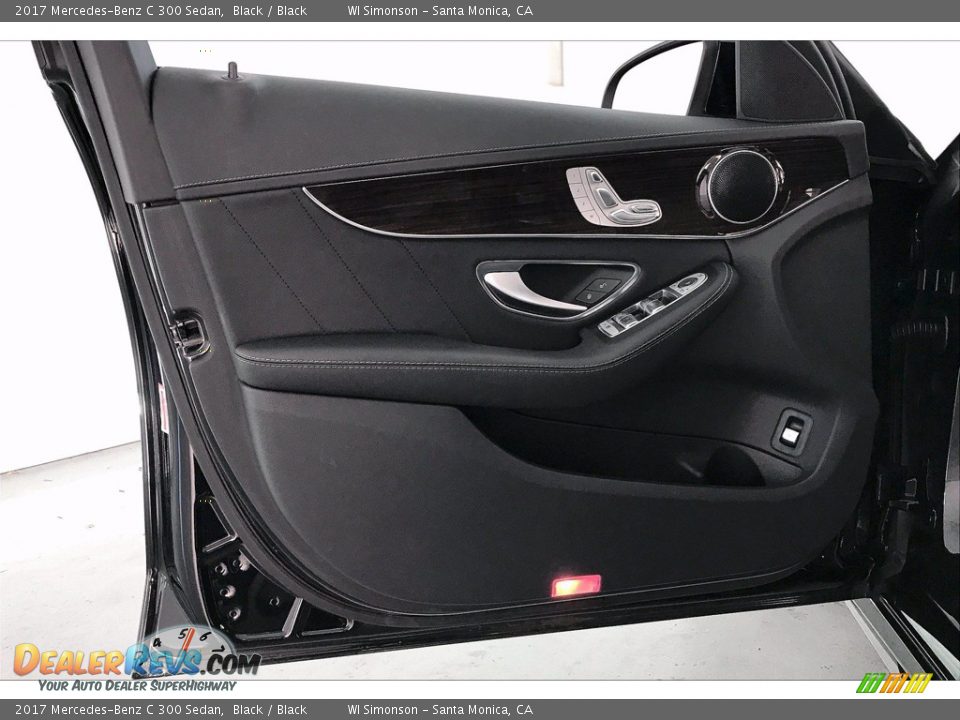 2017 Mercedes-Benz C 300 Sedan Black / Black Photo #25