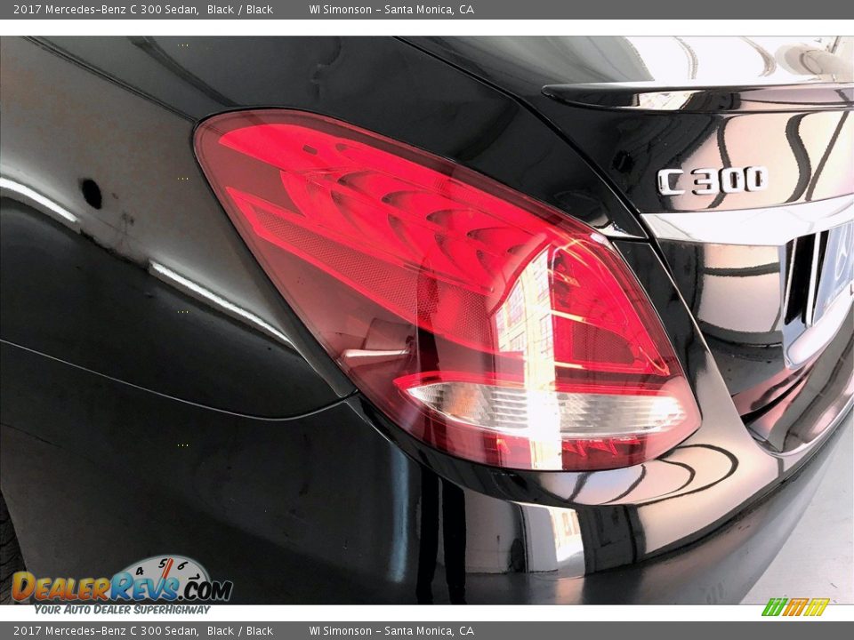 2017 Mercedes-Benz C 300 Sedan Black / Black Photo #26