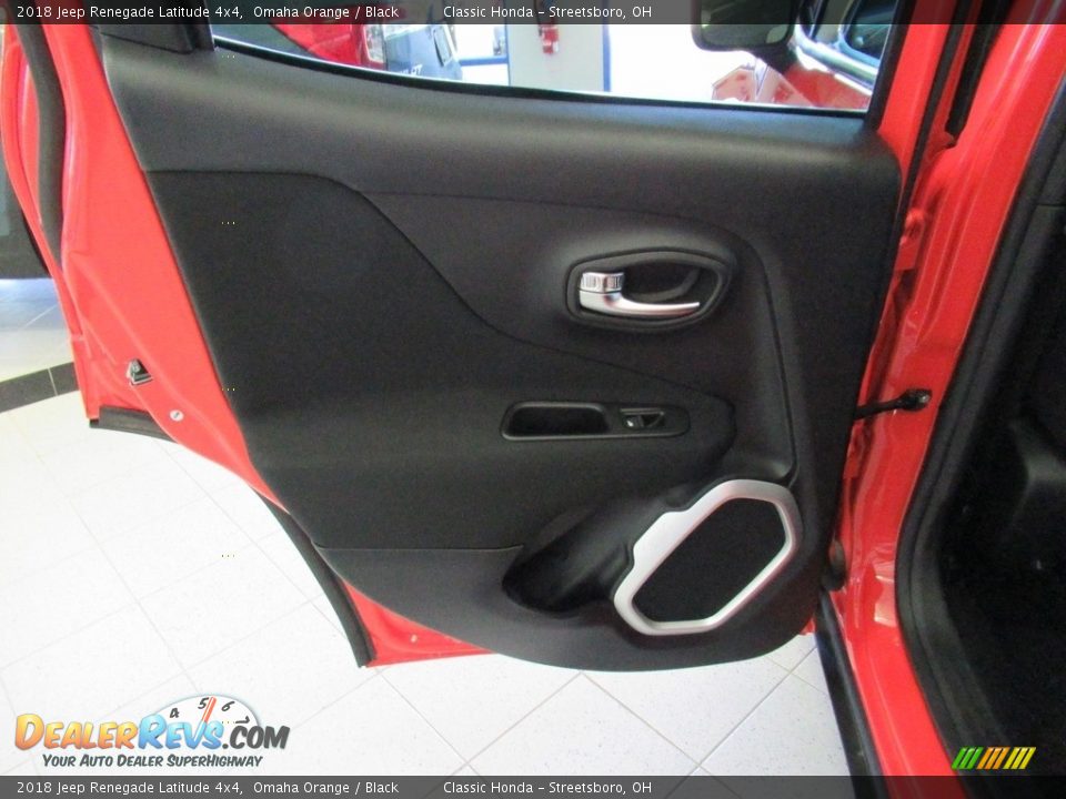 2018 Jeep Renegade Latitude 4x4 Omaha Orange / Black Photo #23