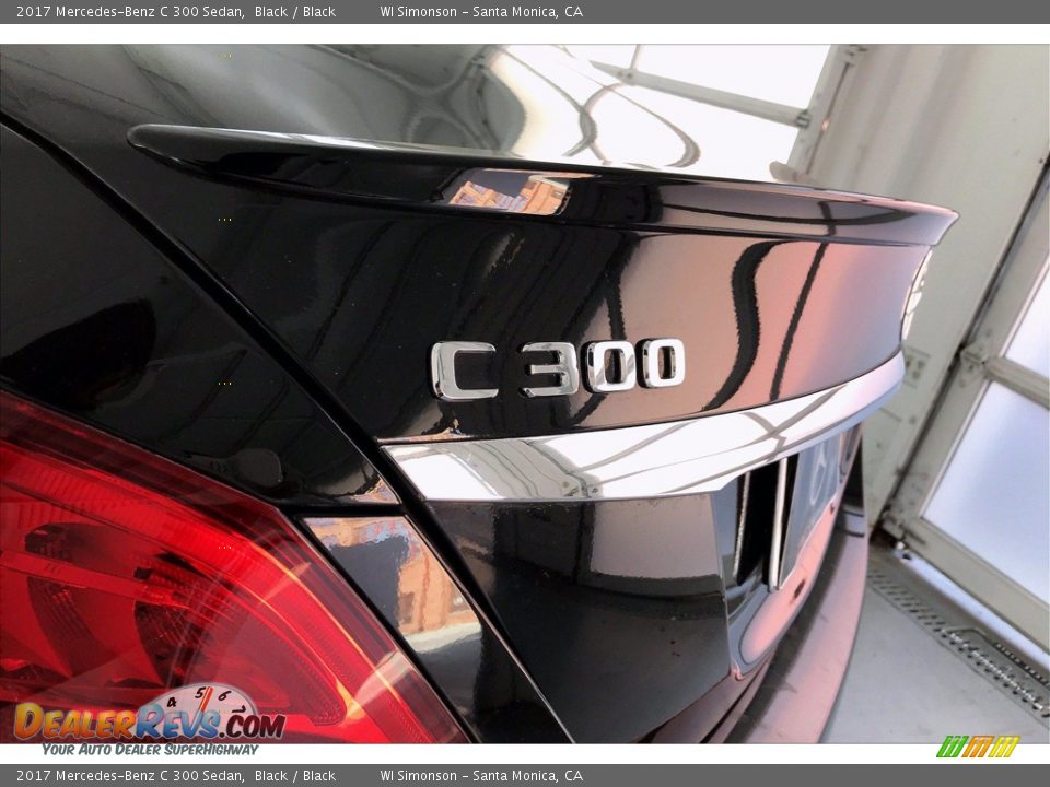 2017 Mercedes-Benz C 300 Sedan Black / Black Photo #27