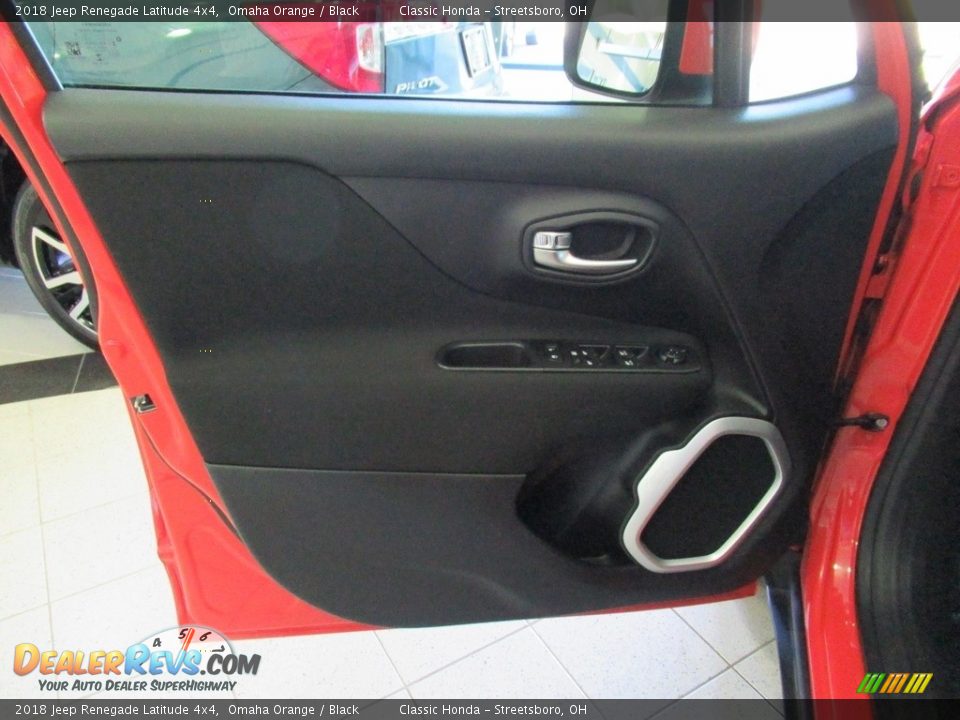 2018 Jeep Renegade Latitude 4x4 Omaha Orange / Black Photo #26